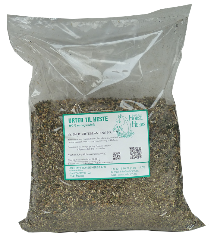 Urteblanding nr. 209 3,9 kg