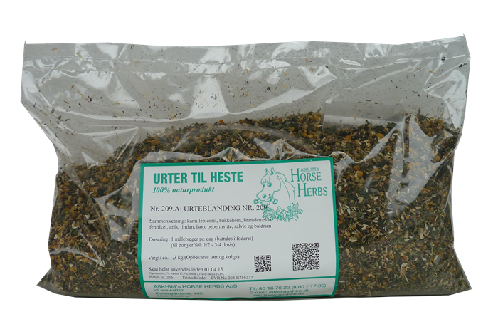 Urteblanding nr. 209 1,3 kg refill